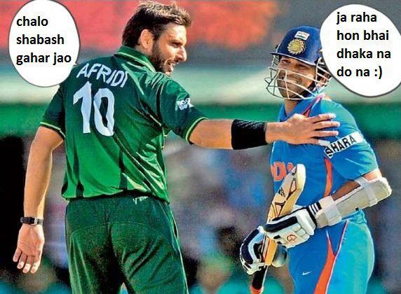 10 Funny images Pakistani and Indian Cricket fans shared on PAKvsIND matches  | Khaleej Mag - News and Stories from Around the World