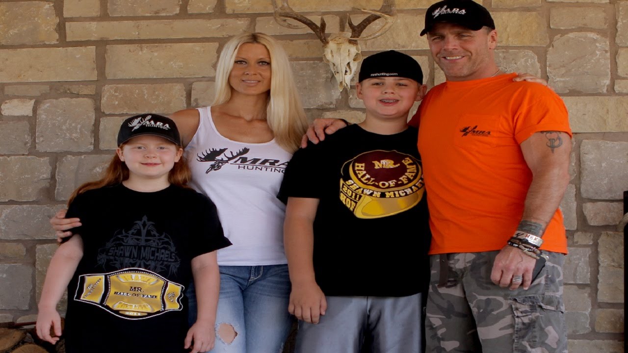 shawn michaels wife and kids